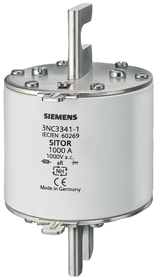 Capacità di rottura bassa 3NC33421U 1100A 800V AC aR Dimensione NH3 3NC fusibile per le vostre esigenze