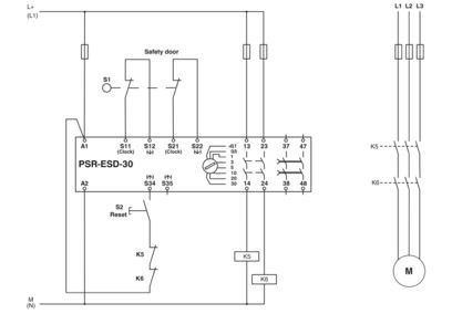 PSR-SCP-24DC/ESD/4X1/30 Relai di sicurezza La soluzione ideale per la protezione industriale