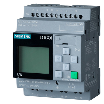 Interfaccia di comunicazione Modbus LOGO 8 24CE Modulo di base 6ED1052-1CC08-0BA1 con display