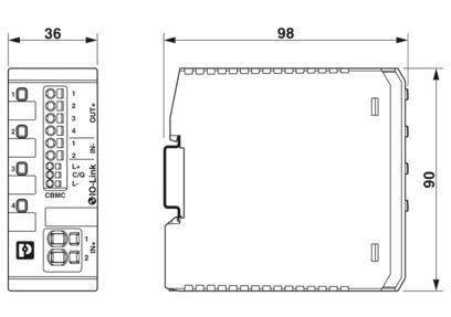 CBMC E4 24DC/1-4A IOL Interruttore elettronico 2910410 per applicazioni pesanti