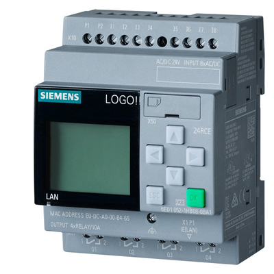 LOGO 8 24RCE Modulo di base con display 6ED1052-1HB08-0BA1 opzione di lunga durata