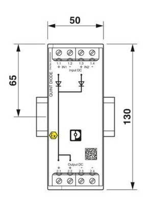 QUINT4-DIODE/12-24DC/2X20/1X40 Modulo di ridondanza 2907719 per applicazioni industriali
