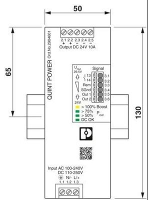 Potenziare le applicazioni industriali con QUINT4-PS/1AC/24DC/10 Power Supply Unit
