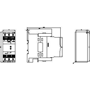 3RW30 terminali a vite S3 di dimensioni di partenza morbida con driver di modulo PLC di bypass