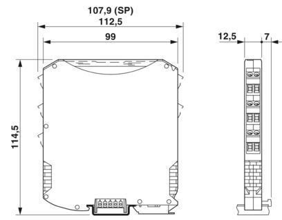 MACX MCR-EX-SL-RPSSI-I 2865340 Amplificatore di isolamento di potenza per isolamento preciso del segnale