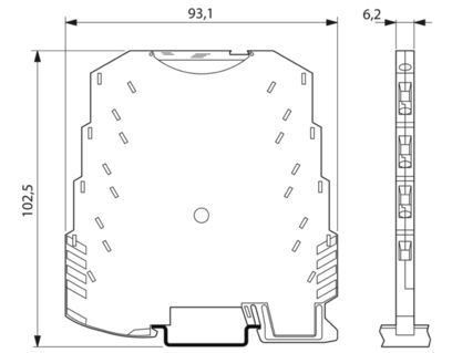 MINI MCR-SL-R-UI 2864095 Il trasduttore di resistenza ideale per applicazioni di posizionamento