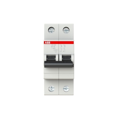 2P B 10 A MCB SH202-B10 Capacità di rottura degli interruttori in miniatura
