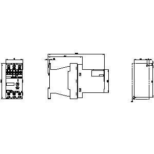 Motor Soft Starter 3RW3018-1BB14 PLC 3RW30 Dimensione S00 con bypass e terminali a vite