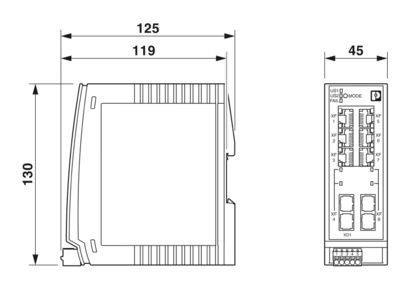 2702495 Modulo analogo IB IL AI 4/I/4-20-ECO Perfetto per sistemi di automazione industriale