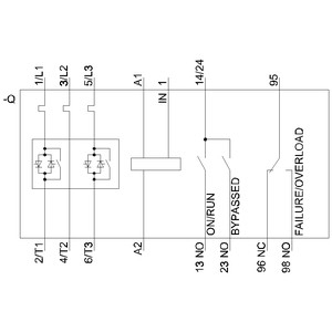 S2 Dimensione 3RW4038-1BB04 Iniziatore morbido con terminali a vite e funzione di bypass