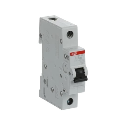MCB SH201-C10 Interruttore in miniatura 1P C 10 A Voltaggio nominale 220 Capacità di rottura 1P