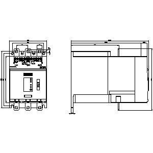 3RW5056-6AB14 SIRIUS Soft Starter Size S6 terminali a vite uscita e soluzione analogica
