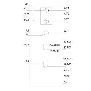 Output analogico SIRIUS Soft Starter Size S6 3RW5055-6AB04 terminali a vite per l'industria