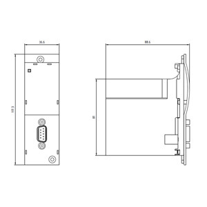 Modulo di comunicazione per 3RW44 Soft Starter 3RW4900-0KC00 Advanced Control Solution
