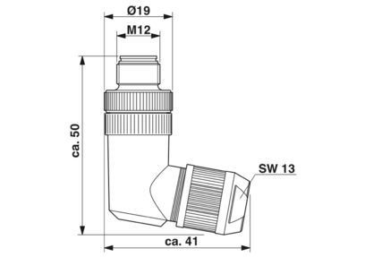 SACC-M12MRD-4Q SH PN 1554539 Data Connector La soluzione perfetta per la trasmissione dei dati