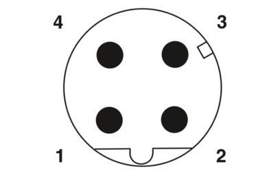 SACC-M12MSD-4Q SH PN Data Connector 1554513 La scelta definitiva per la trasmissione dei dati