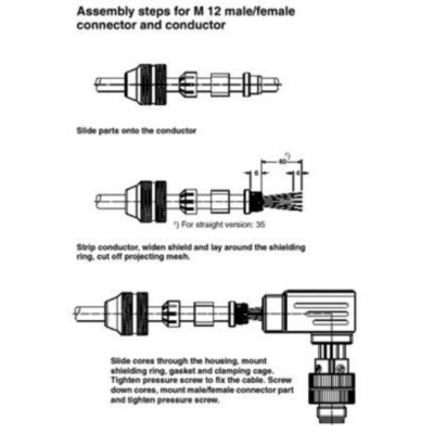 SACC-M12FSB-5CON-PG9 SH AU Data Connector 1507777 e durevole per esigenze industriali