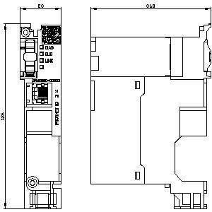 3RW5980-0CS00 PROFINET Modulo di comunicazione standard connessione industriale senza soluzione di continuità