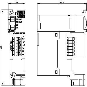 3RW5980-0CR00 Modulo di comunicazione Modbus RTU per una comunicazione industriale fluida