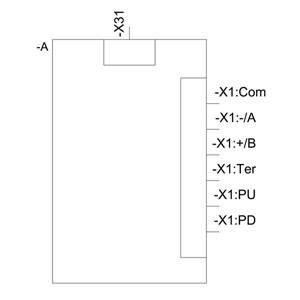 3RW5980-0CR00 Modulo di comunicazione Modbus RTU per una comunicazione industriale fluida