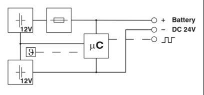 Modulo di batteria UPS 24DC/7AH 1274118