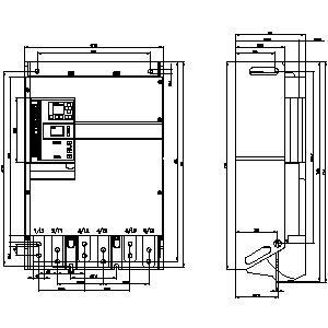 Siemens 3RW5553-6HA14 SIRIUS Soft Starter Dimensione 5 terminale a vite per un inizio regolare