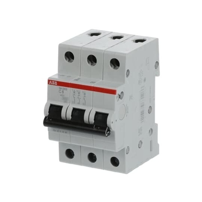 MCB SH203-C6 Interruttore in miniatura 3P 6A C Corrente nominale 6A MCB