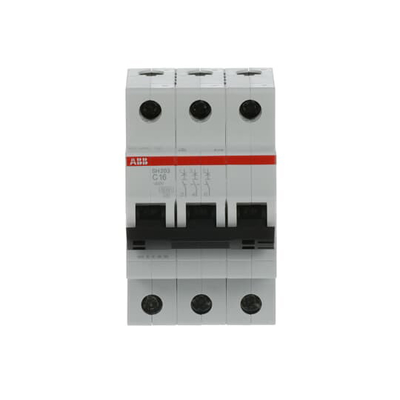 MCB SH203-C16 Interruttore in miniatura Numero di polo 3 16 A Frequenza nominale Hz 50