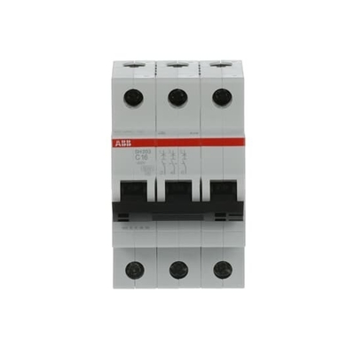 MCB SH203-C16 Interruttore in miniatura Numero di polo 3 16 A Frequenza nominale Hz 50