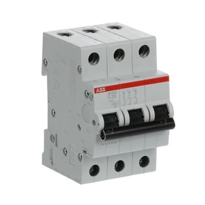 MCB SH203-C20 Interruttore di circuito in miniatura 3P Corrente nominale 20A Frequenza nominale 50 Hz