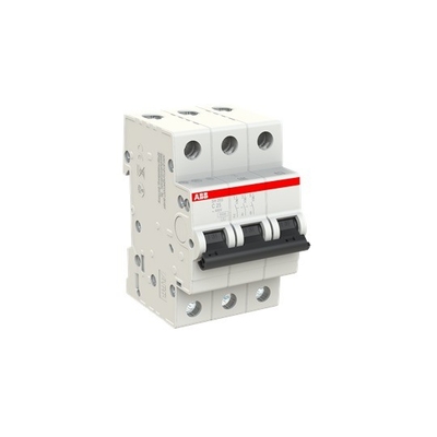 220V MCB SH203-C25 Interruttore di circuito in miniatura 3P C 25A Voltaggio nominale 220V BCD Curva C