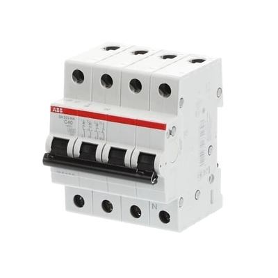 MCB SH203-C40NA Interruttore di circuito in miniatura 3 NP C Frequenza nominale Hz 50 40A Corrente nominale