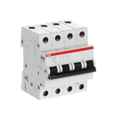 MCB SH203-C40NA Interruttore di circuito in miniatura 3 NP C Frequenza nominale Hz 50 40A Corrente nominale