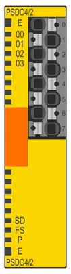 Modulo di sicurezza RAXL SE PSDO4/2 2A con livello di protezione IP20 da Phoenix Contact