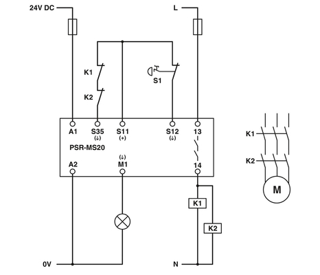 Proteggere le caratteristiche del relè di accoppiamento Relai di sicurezza PSR-MS20-1NO-1DO-24DC-SC 6.8*93.1*102.5mm