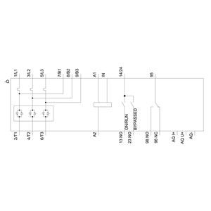 3RW5148-1XC14-0S Soft Starter Dimensione 4 terminali a vite Uscita analogica con standard HMI