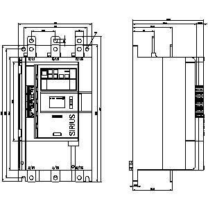 3RW5148-1XC14-0S Soft Starter Dimensione 4 terminali a vite Uscita analogica con standard HMI