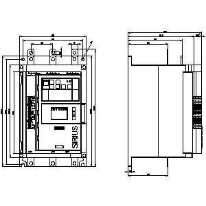 HMI Standard SIRIUS Soft Starter Dimensione 3 terminali a vite Uscita analogica 3RW5135-1XC14-0S