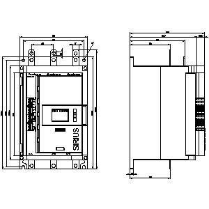 3RW5134-1XC14 SIRIUS Soft Starter Dimensione 3 Uscita analogica terminali di tipo vite