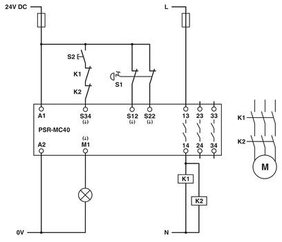Connessione Phoenix PSR-MC40-3NO-1DO-24DC-SC Relai di sicurezza 12.5*112.2*114.5mm Controllo della tensione