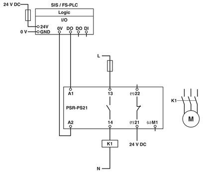 Relai di accoppiamento- PSR-PS21-1NO-1NC-24DC-SC da Phoenix Contact- Protect Feature incluso