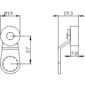 PLC 3SE5000-0AA02 Attuatore con rullo in acciaio inossidabile e leva di torsione metallica