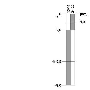 Interruttore di posizionamento industriale 3SE5112-0CC02 con i pompioni arrotondati e l'acciaio di qualità