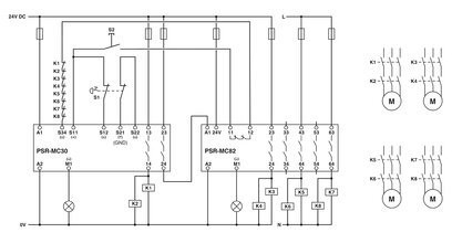 Protective PSR-MC82-5NO-1NC-1DO-24DC-SC Modulo di estensione con da Phoenix Contact
