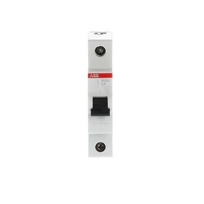 1P MCB SH201-C4 Miniatur circuit breaker Numero di palo 1 220V Voltaggio nominale 220