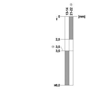 Interruttore di posizionamento in plastica da 31 mm M20x1.5 senza pompaggio a LED per macchine e attrezzature