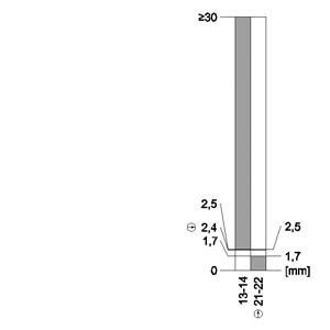 Interruttore di posizione in plastica da 31 mm M20x1.5 senza attuatore separato a LED 3SE5232-0RV40