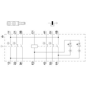 M20 X 1 5 Ye/gr FKV Sgomberamento ausiliario in avanti 3SE53221SD21