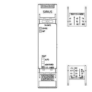 PLC 3SK1111-1AB30 Relaio di sicurezza 3SK1 Unità di base
