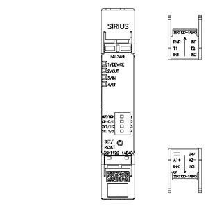 3SK1120-1AB40 Relais di sicurezza 3SK1 Terminale a vite dell'unità di base 24V DC 3 Circuiti abilitanti